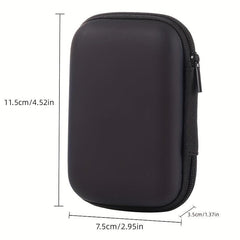 Mini Portable Storage Bag Zipper Lightweight Earphone Bag