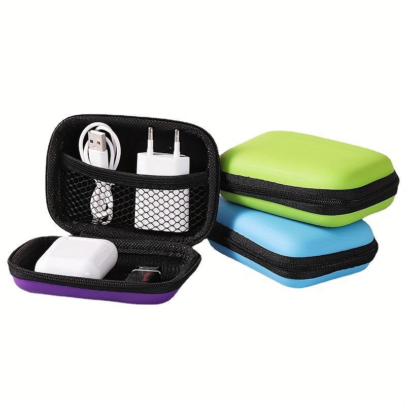 Mini Portable Storage Bag Zipper Lightweight Earphone Bag