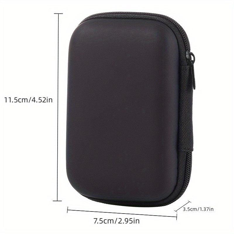 Mini Portable Storage Bag Zipper Lightweight Earphone Bag