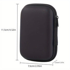 Mini Portable Storage Bag Zipper Lightweight Earphone Bag