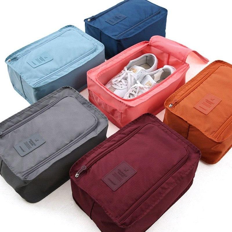 Travel Shoes Storage Bag Large Capacity Lightweight Polyester Women's Packing