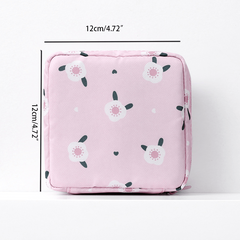 Cartoon Pattern Storage Zipper Bag Sanitary Napkin Pouch