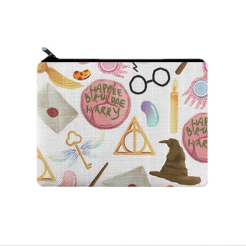 Cartoon Pattern Carry All Pouch Zipper Storage Bag