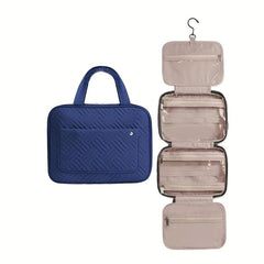 Hangable Handheld Waterproof Cosmetic Bag Nylon Makeup Storage Organizer