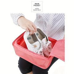 Portable Shoes Storage Bag Waterproof Nylon Shoes Bag