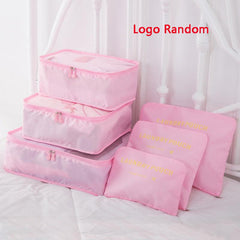 6pcs Travel Organizer Luggage Bag Storage Clothes Bag Waterproof Dustproof