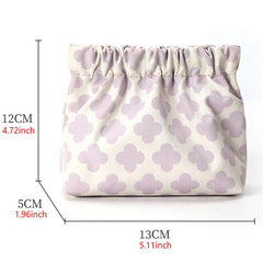 Stylish Print Cosmetic Bag Coin Purse With Lock