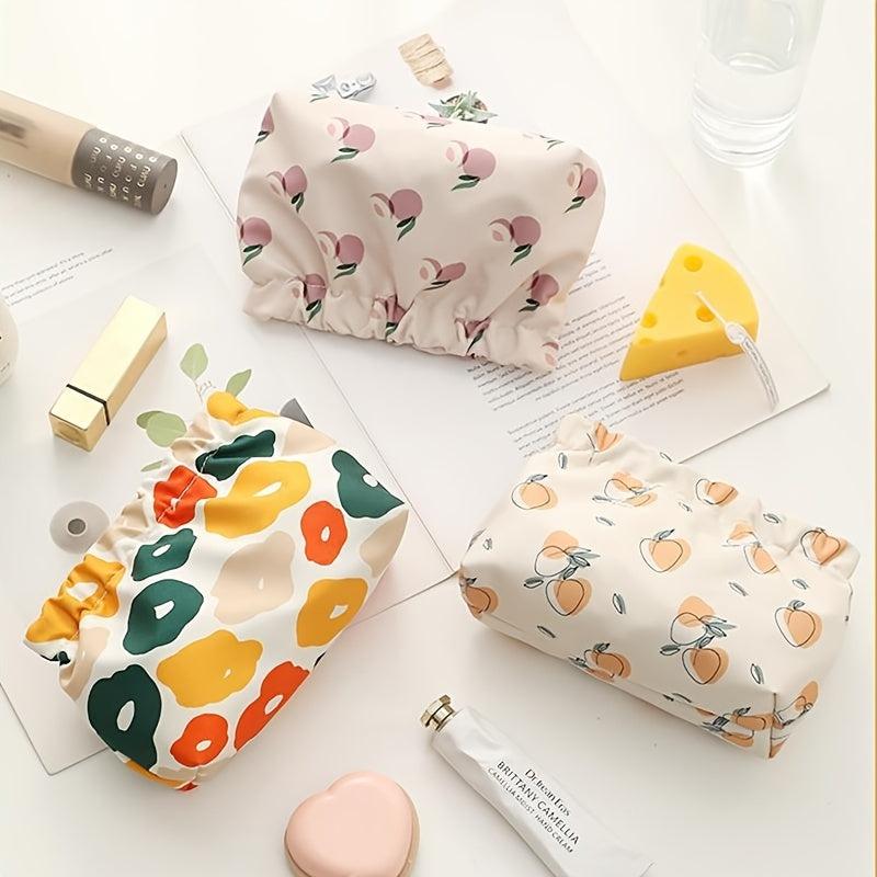Stylish Print Cosmetic Bag Coin Purse With Lock