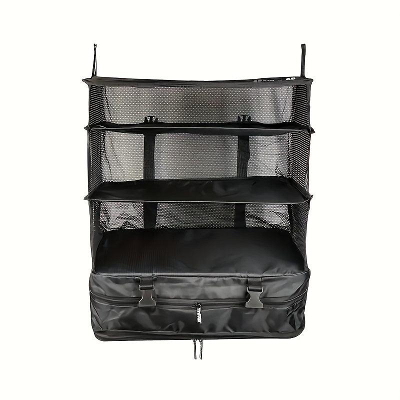 Foldable Hanging Luggage Organizer Travel Essentials Clothes Packing Cubes