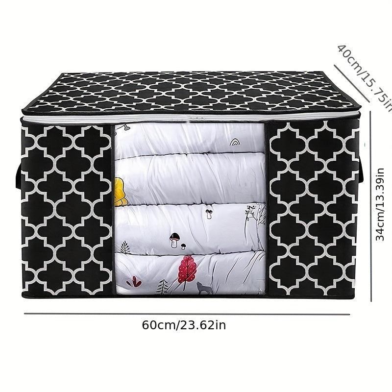 Portable Clothes Storage Bag Bedroom Closet Organizer for Clothes Blanket