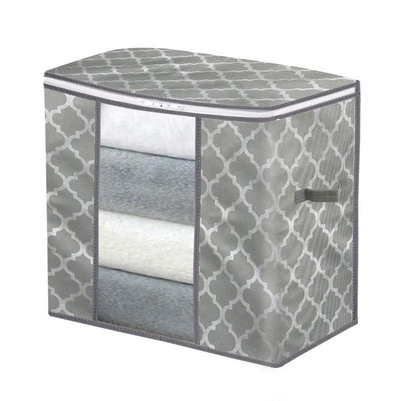 Portable Clothes Storage Bag Bedroom Closet Organizer for Clothes Blanket