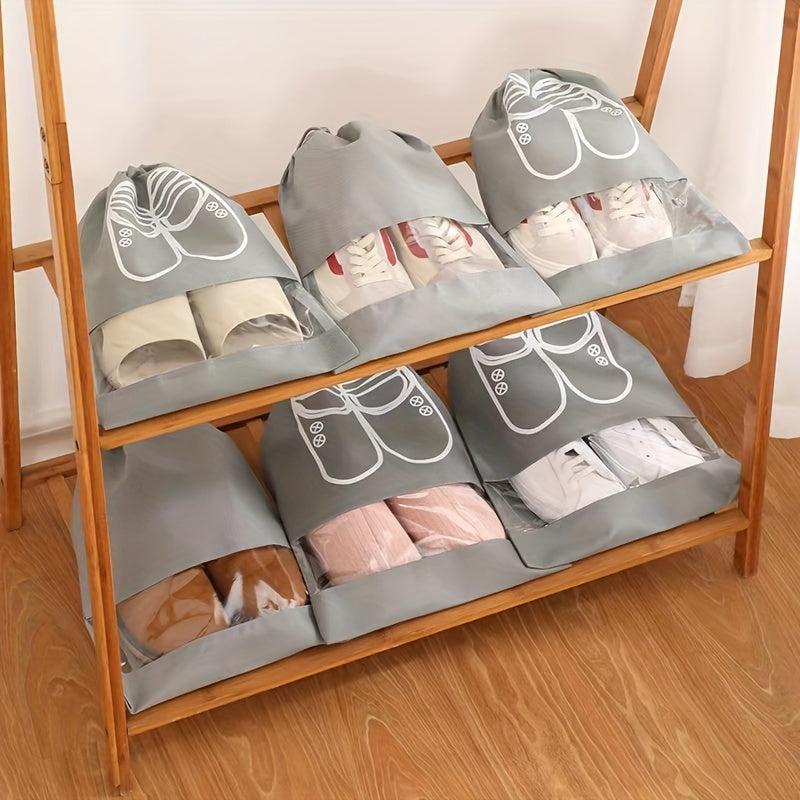 Travel Shoes Drawstring Bag Lightweight Dustproof Organizer