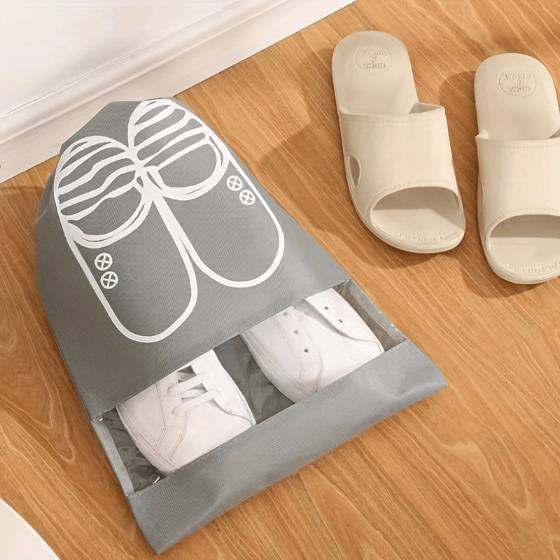 Travel Shoes Drawstring Bag Lightweight Dustproof Organizer