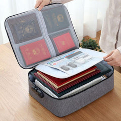 Travel Organizer Zipper Bag for Documents