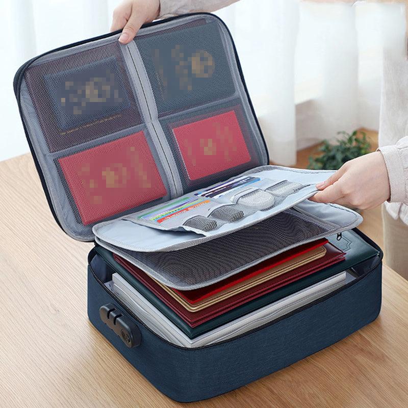 Travel Organizer Zipper Bag for Documents