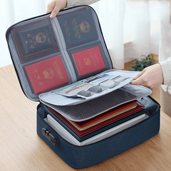 Travel Organizer Zipper Bag for Documents