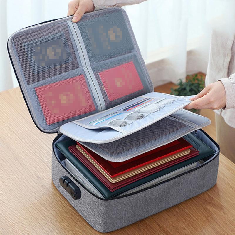 Travel Organizer Zipper Bag for Documents