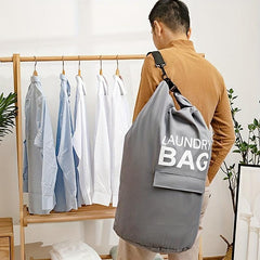 Large Capacity Laundry Hamper Portable Laundry Backpack