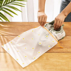 Cartoon Daisy Pattern Drawstring Bag Travel Pouch