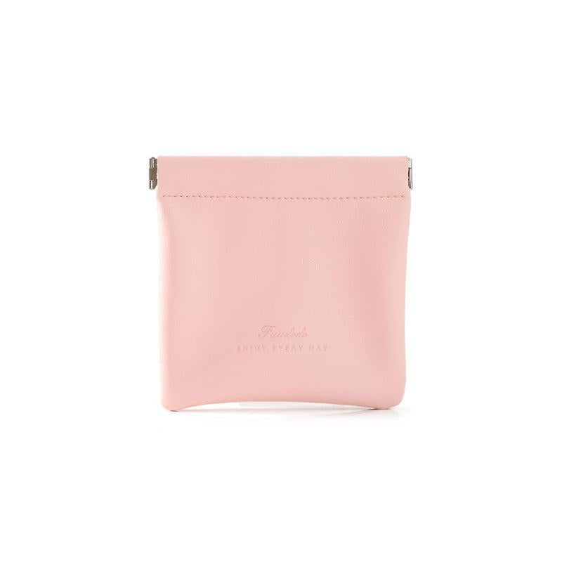 Mini Faux Leather Coin Purse Cash Pouch Earphones Storage Bag Key Case
