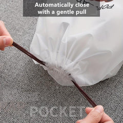 1Pcs Drawstring Travel Shoes Storage Bag Dustproof Cover
