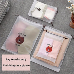 1Pcs Drawstring Travel Shoes Storage Bag Dustproof Cover