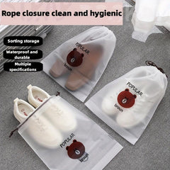 1Pcs Drawstring Travel Shoes Storage Bag Dustproof Cover