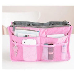 Travel Storage Bag Lightweight Makeup Toiletry Zipper Side Pocket