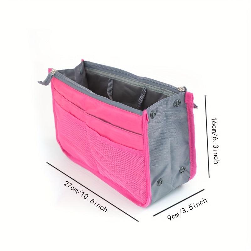 Travel Storage Bag Lightweight Makeup Toiletry Zipper Side Pocket