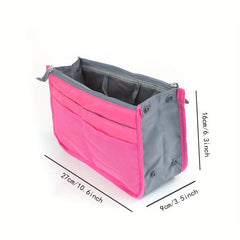 Travel Storage Bag Lightweight Makeup Toiletry Zipper Side Pocket