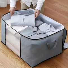 Large Capacity Clothes Storage Bag Dustproof Zipper Organizer with Window