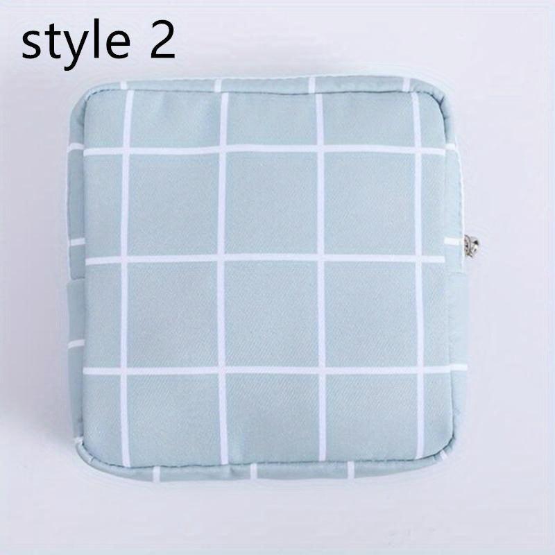 Pattern Sanitary Napkin Bag Zipper Carry On Pouch