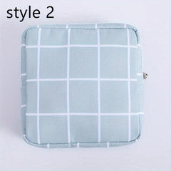 Pattern Sanitary Napkin Bag Zipper Carry On Pouch