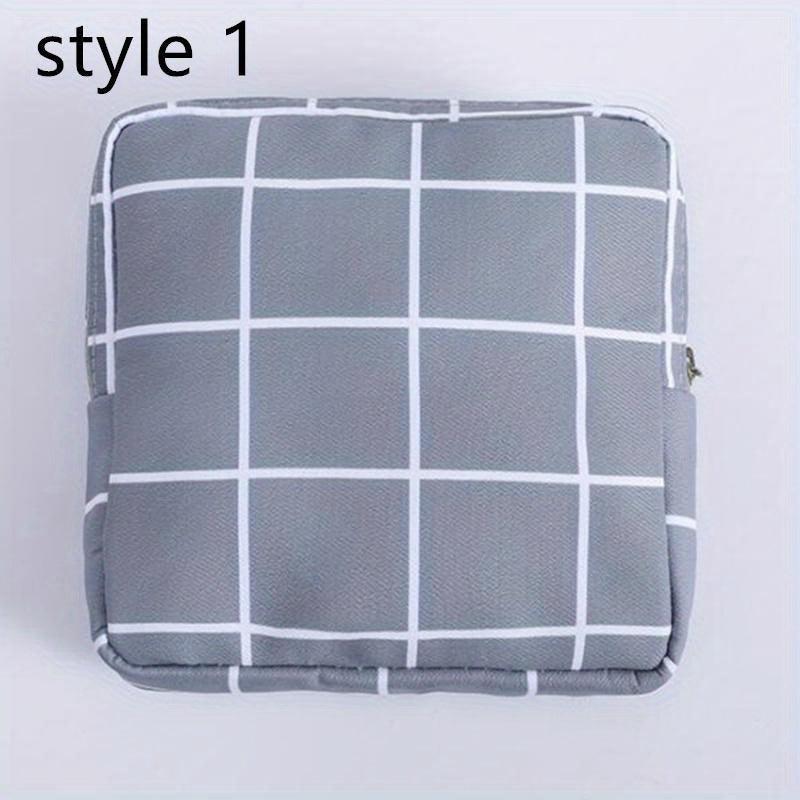 Pattern Sanitary Napkin Bag Zipper Carry On Pouch
