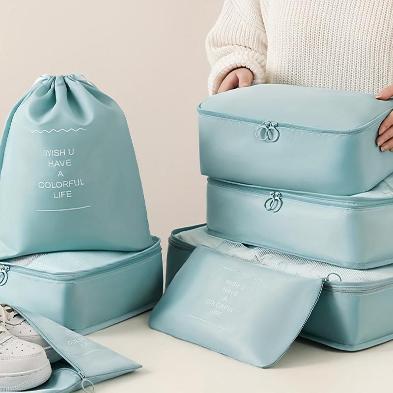 7-Pcs Travel Storage Luggage Bags Lightweight Packaging Cubes