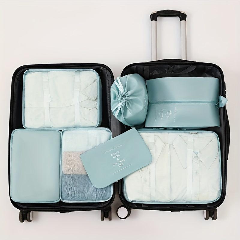 7-Pcs Travel Storage Luggage Bags Lightweight Packaging Cubes