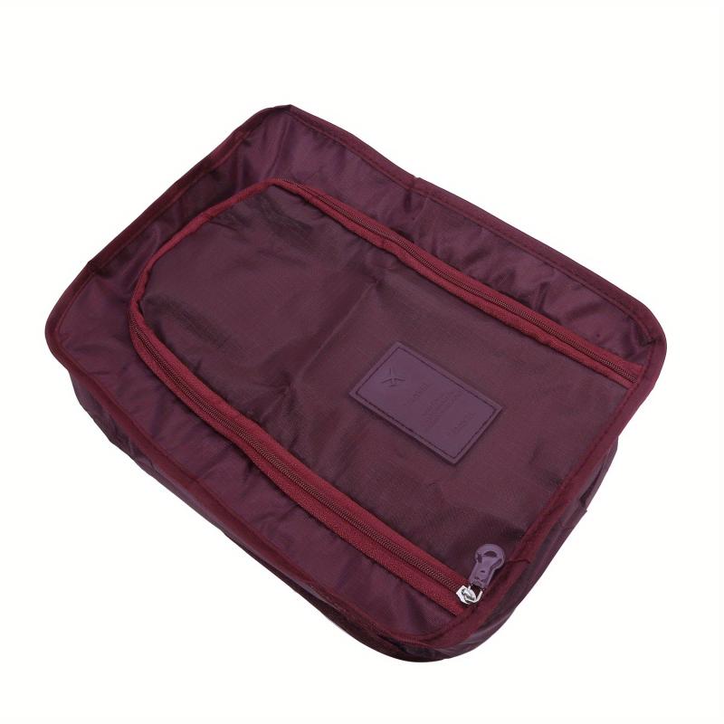 Portable Zipper Shoe Storage Bag with Handle Lightweight Shoe Bag