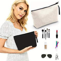 Minimalist Makeup Bag Zipper Cosmetics Storage Bag