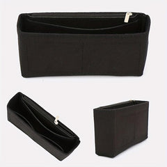 Minimalist Felt Storage Insert Bag Solid Versatile Bag For Shoulder Bag
