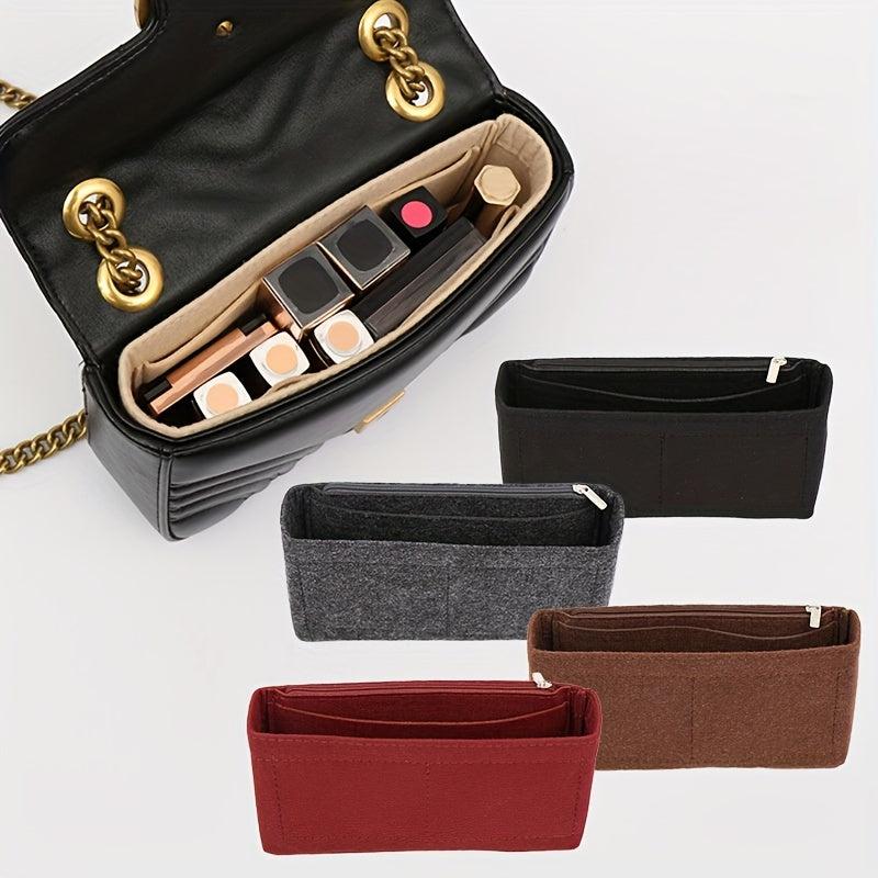 Minimalist Felt Storage Insert Bag Solid Versatile Bag For Shoulder Bag