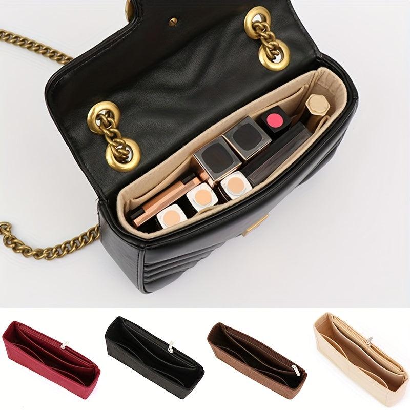 Minimalist Felt Storage Insert Bag Solid Versatile Bag For Shoulder Bag