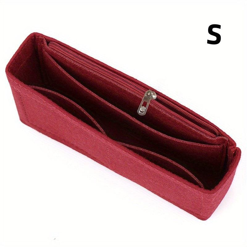 Minimalist Felt Storage Insert Bag Solid Versatile Bag For Shoulder Bag