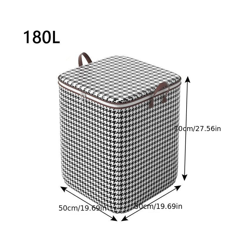Houndstooth Pattern Storage Organizer Dustproof Bag