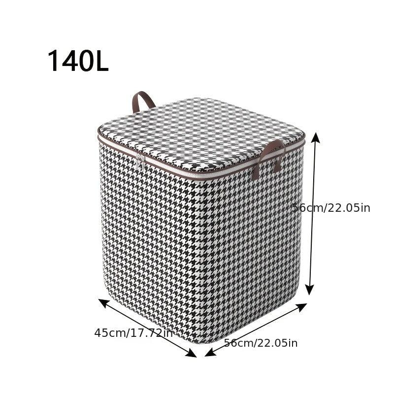 Houndstooth Pattern Storage Organizer Dustproof Bag