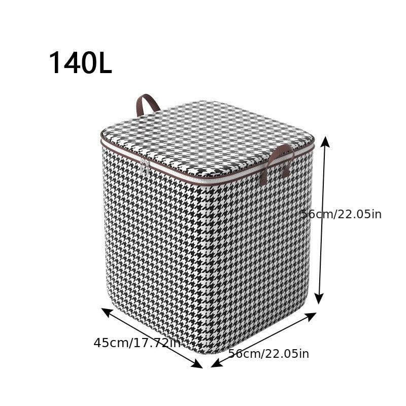 Houndstooth Pattern Storage Organizer Dustproof Bag