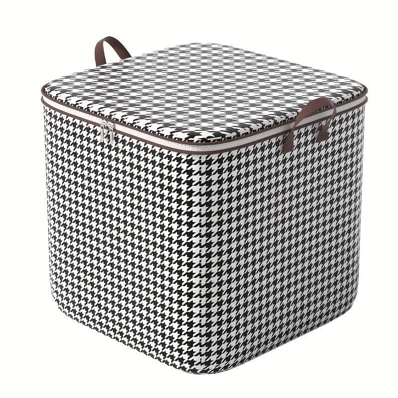Houndstooth Pattern Storage Organizer Dustproof Bag