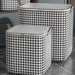 Houndstooth Pattern Storage Organizer Dustproof Bag
