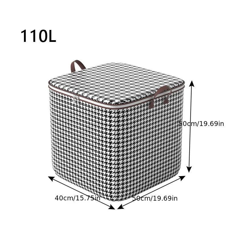 Houndstooth Pattern Storage Organizer Dustproof Bag