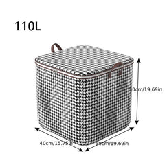 Houndstooth Pattern Storage Organizer Dustproof Bag