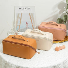 Minimalist Zipper Makeup Pouch Lightweight Storage Bag